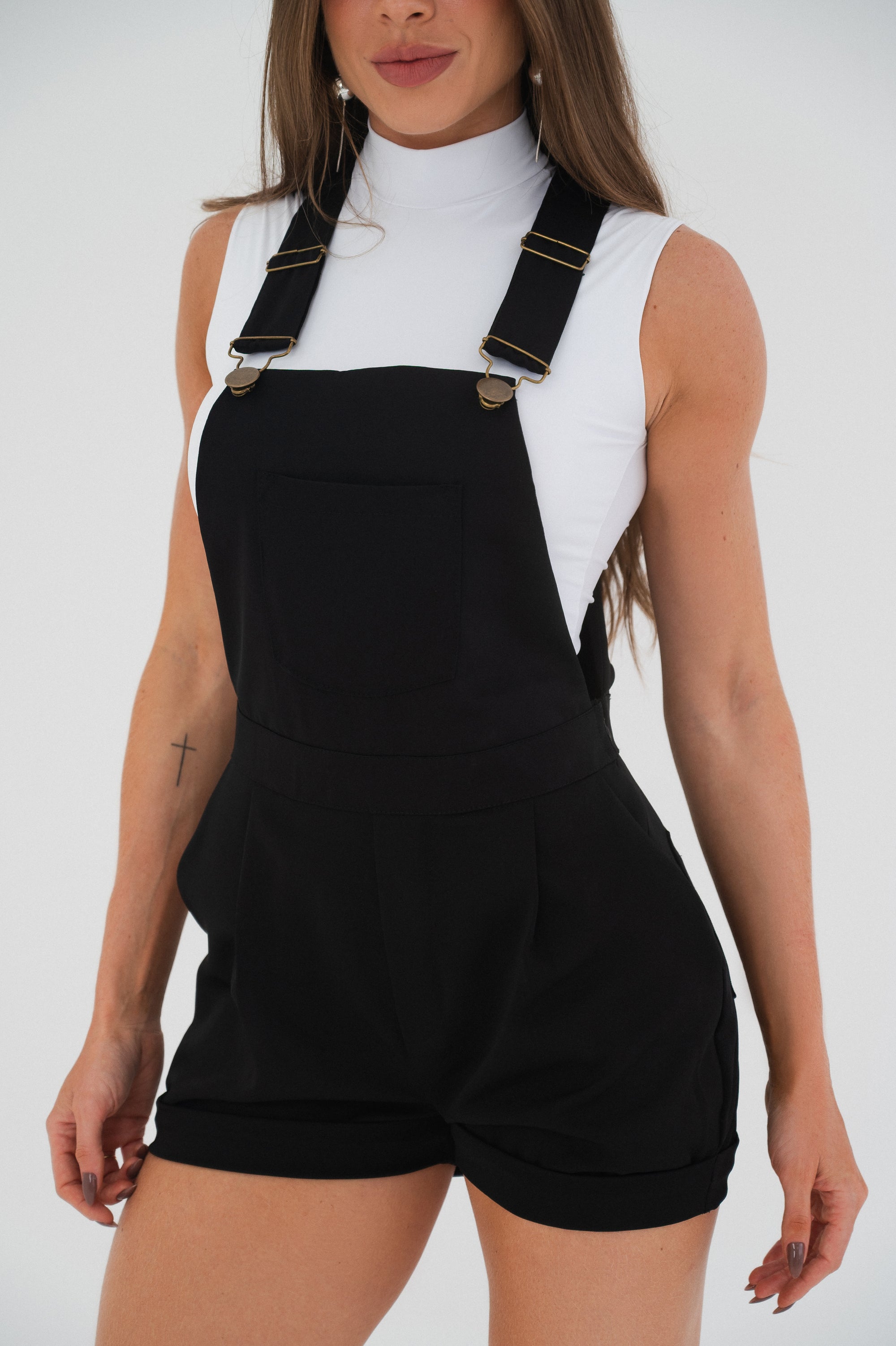 Jardineira Alfaiataria Curta