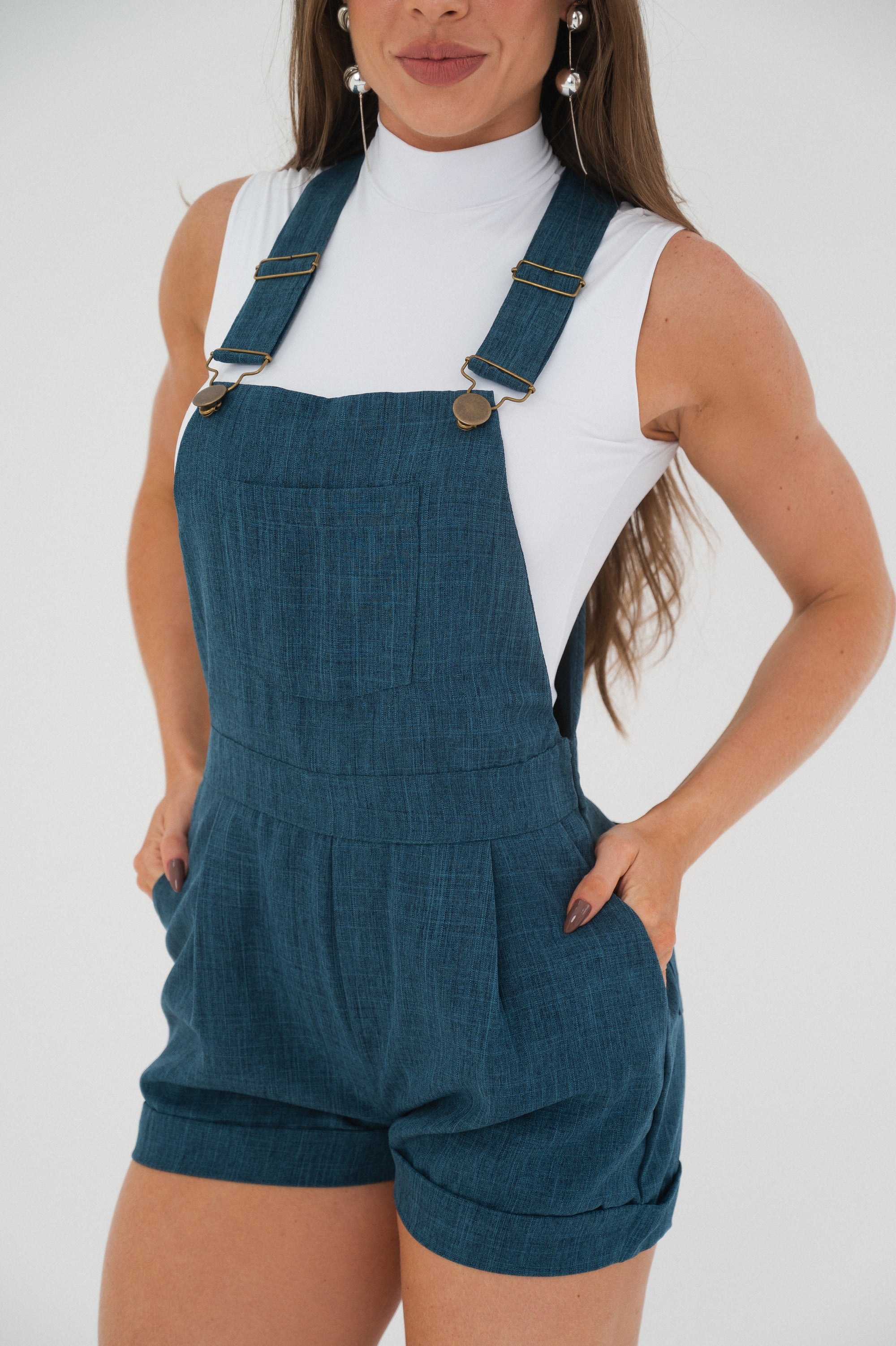 Jardineira Alfaiataria Curta