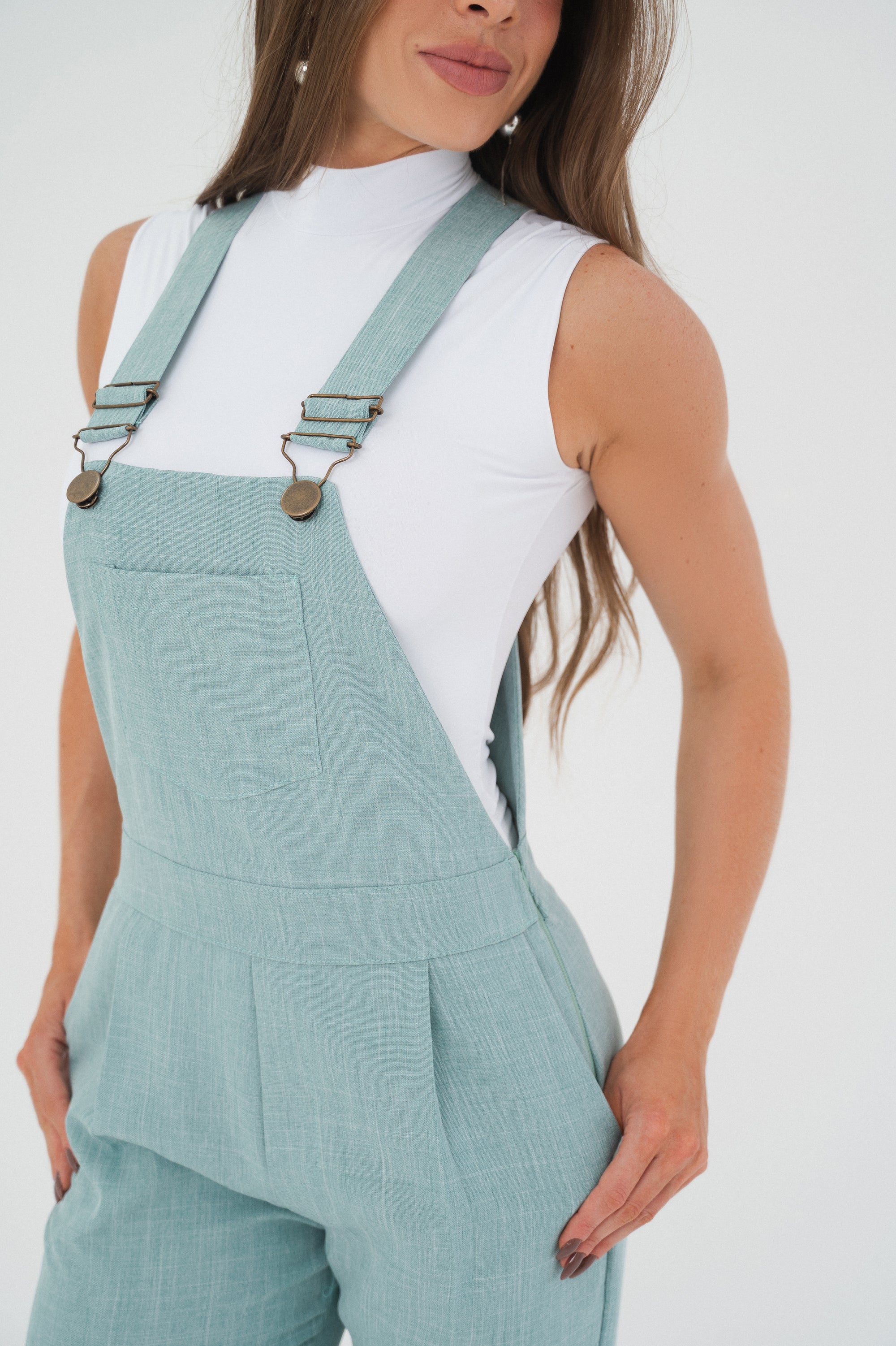 Jardineira Alfaiataria Pantalona