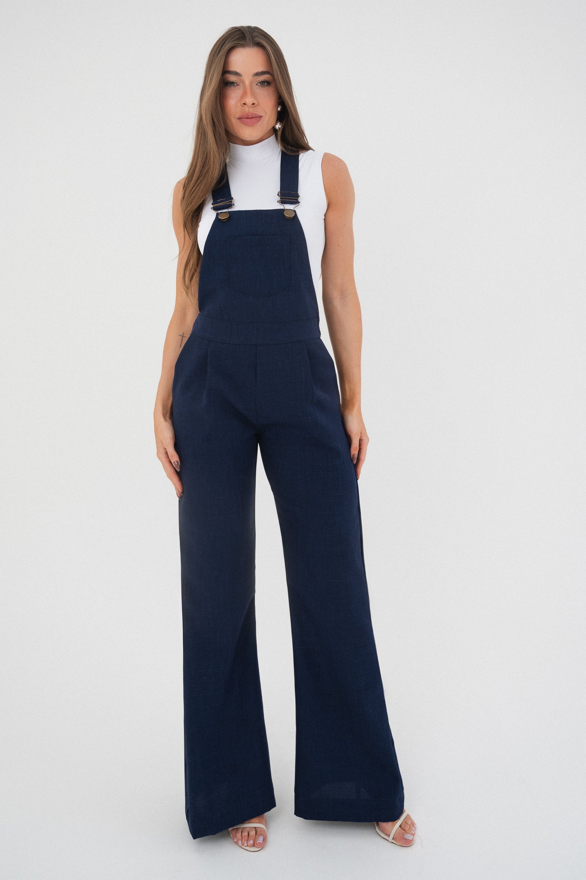 Jardineira Alfaiataria Pantalona