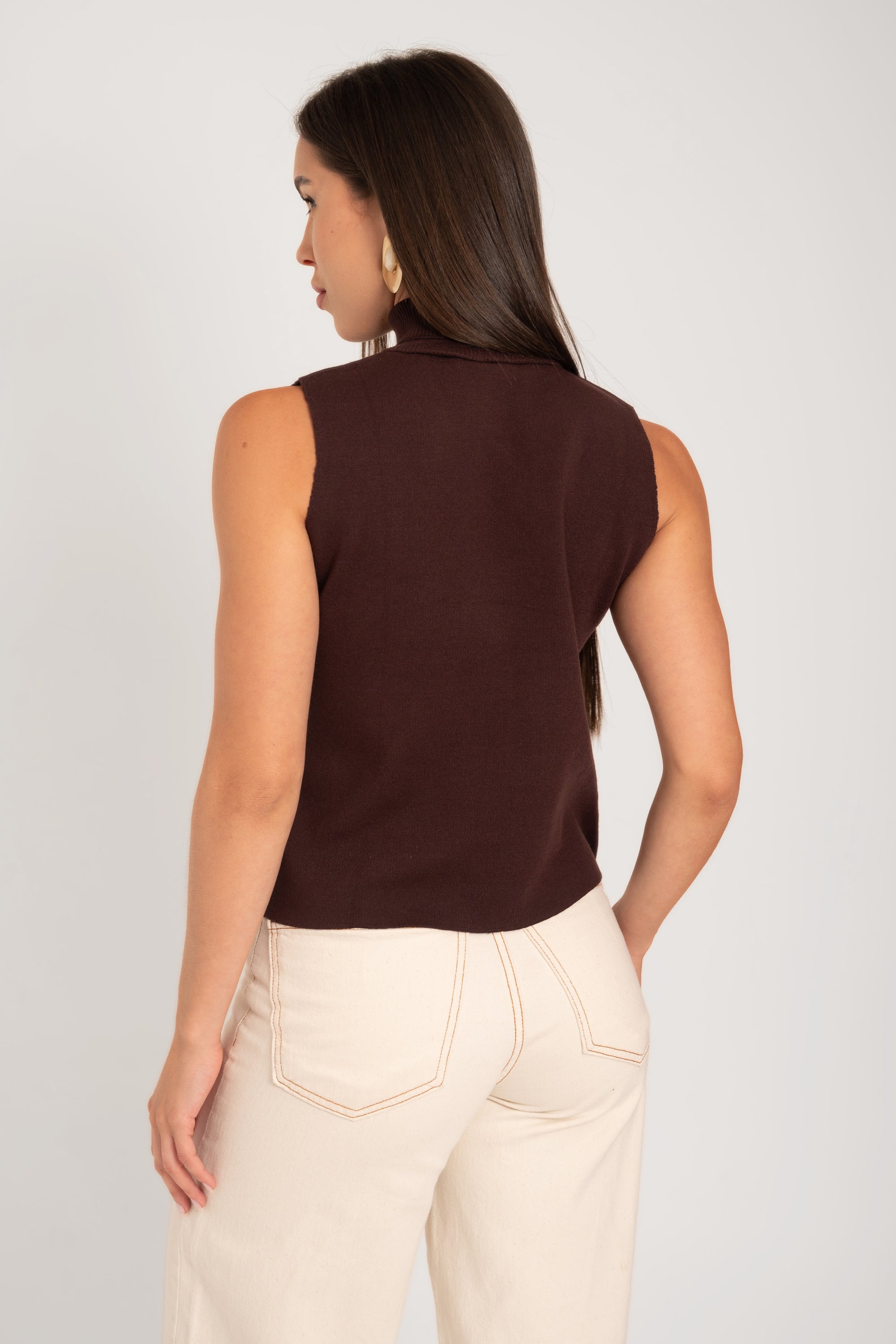 Blusa Gola Alta Tricot