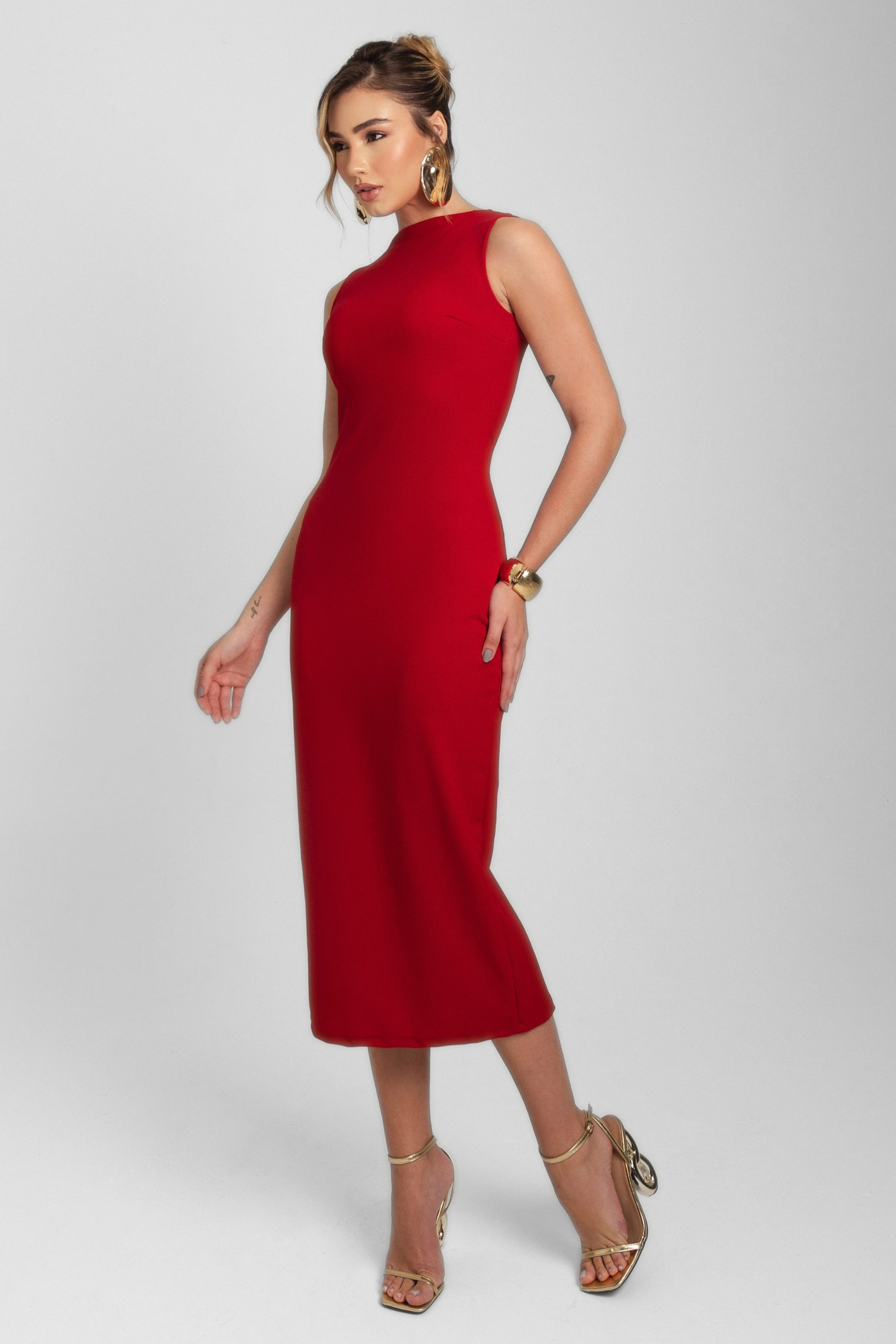 Vestido Midi Tubinho