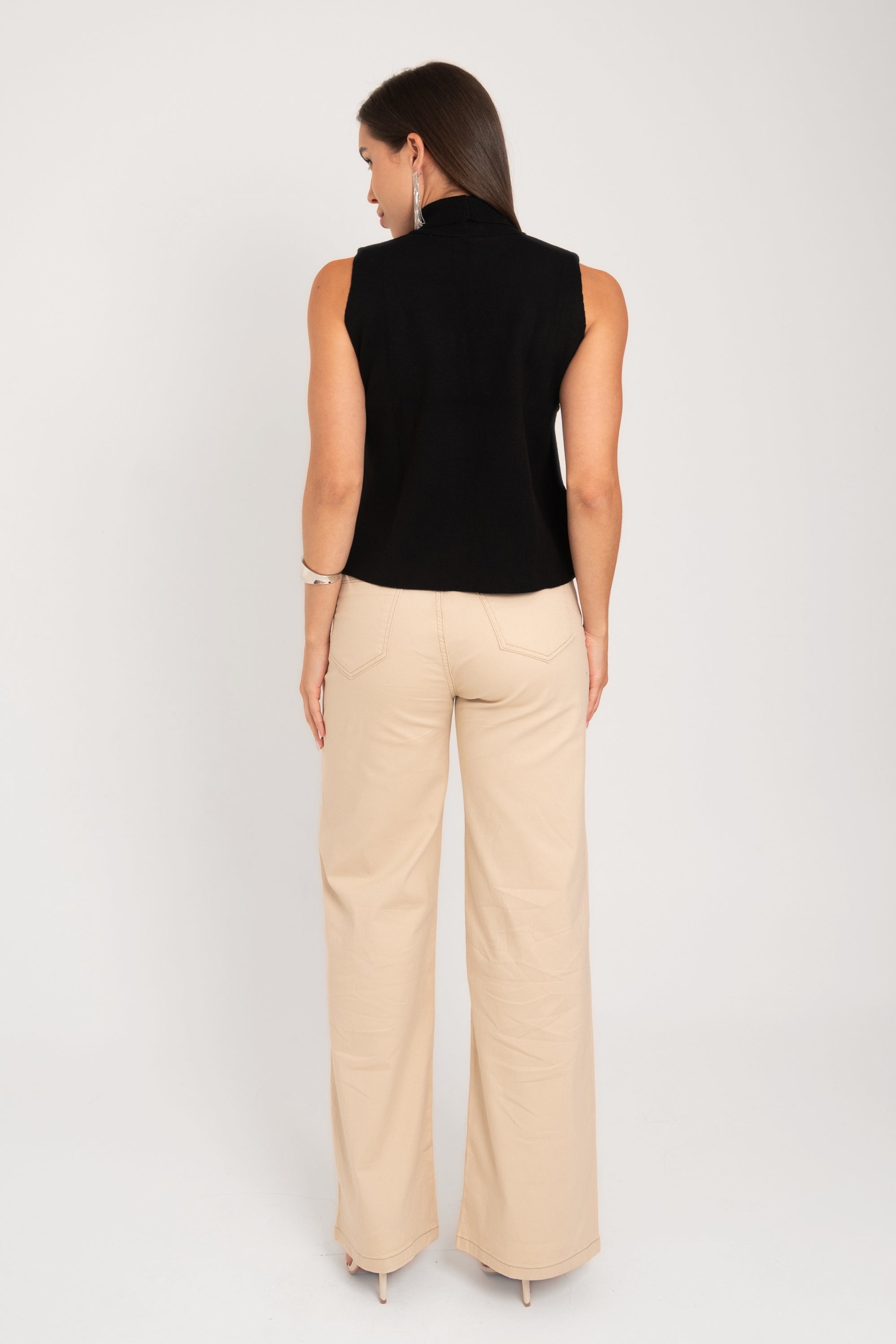 Blusa Gola Alta Tricot