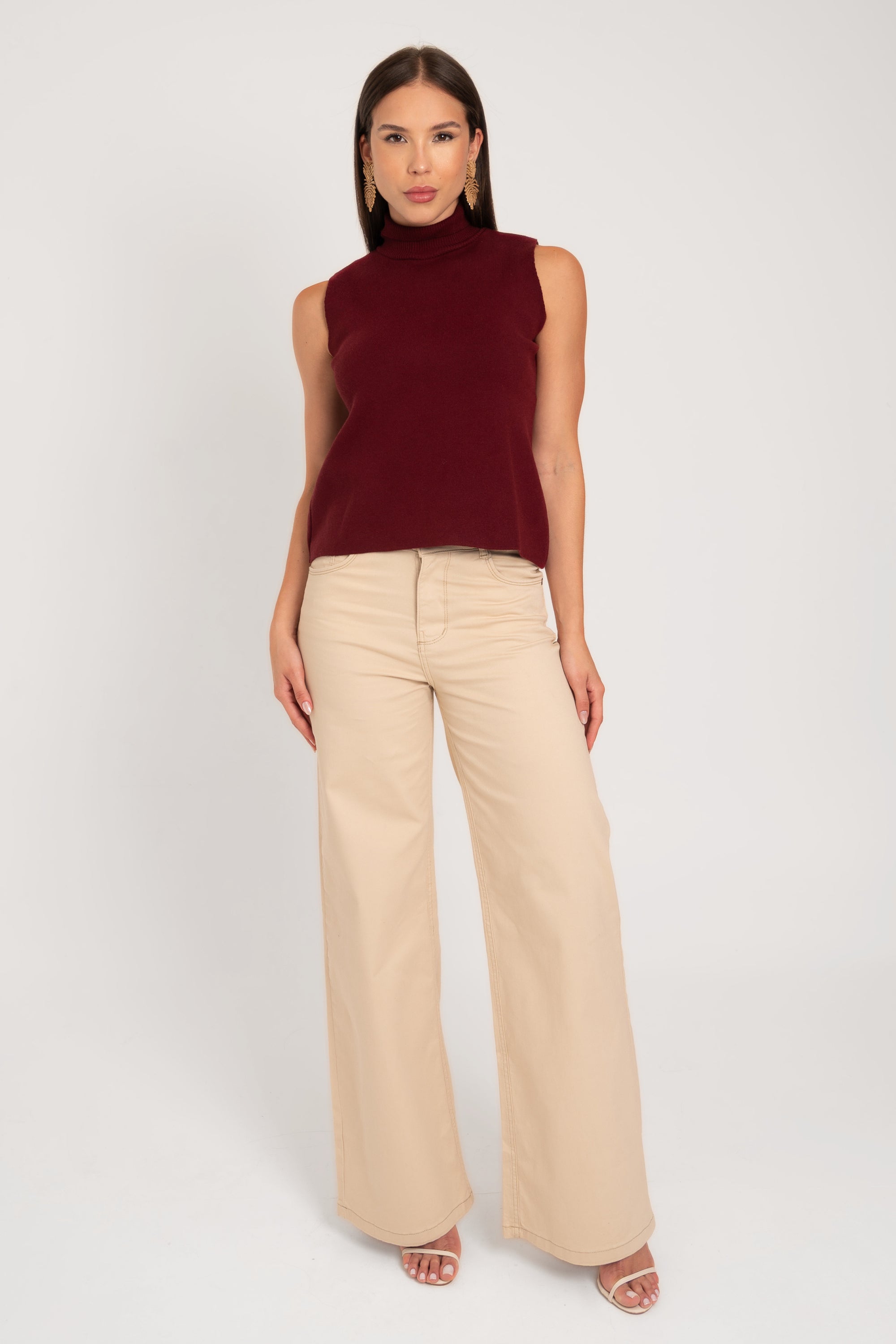 Blusa Gola Alta Tricot