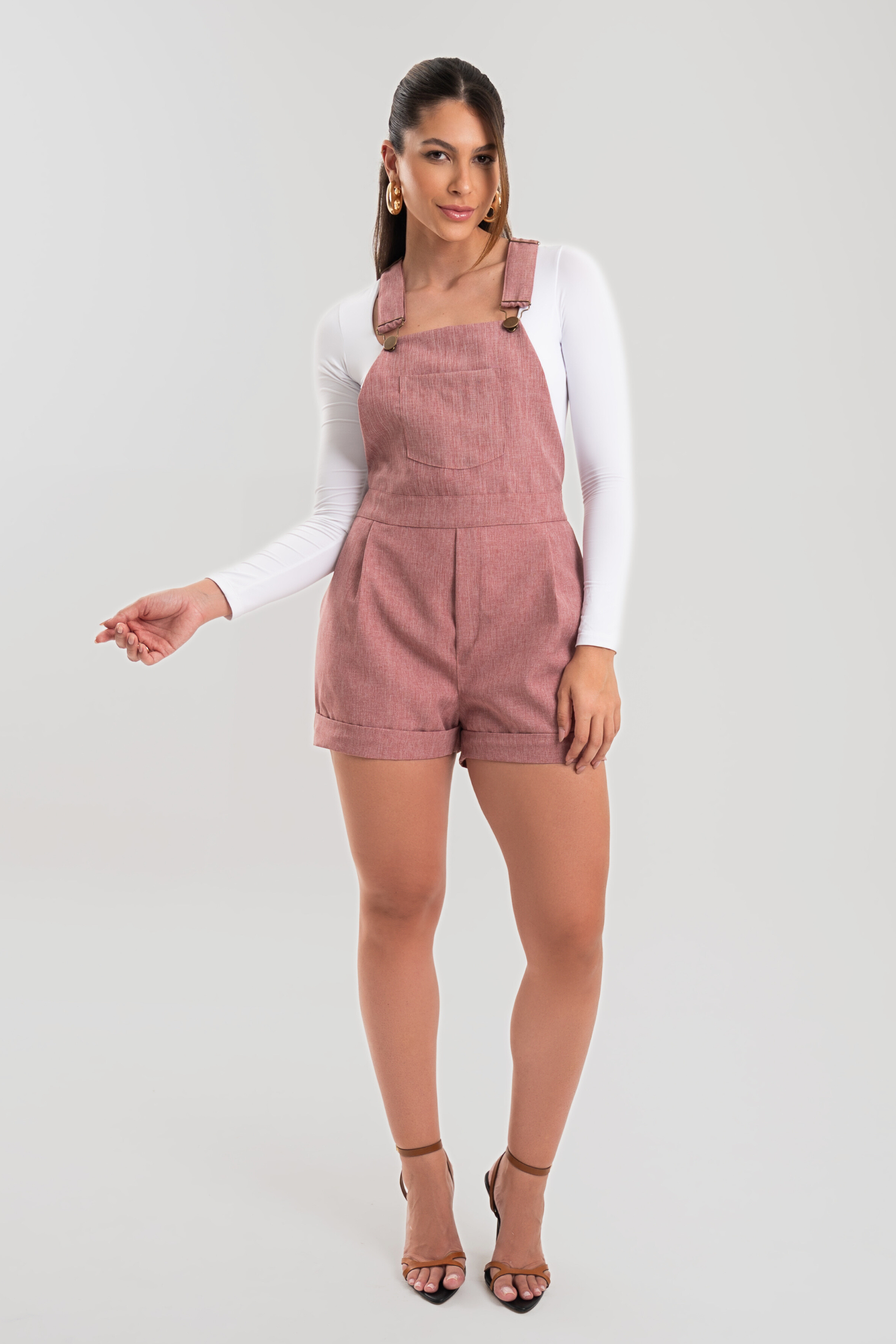 Jardineira Alfaiataria Curta