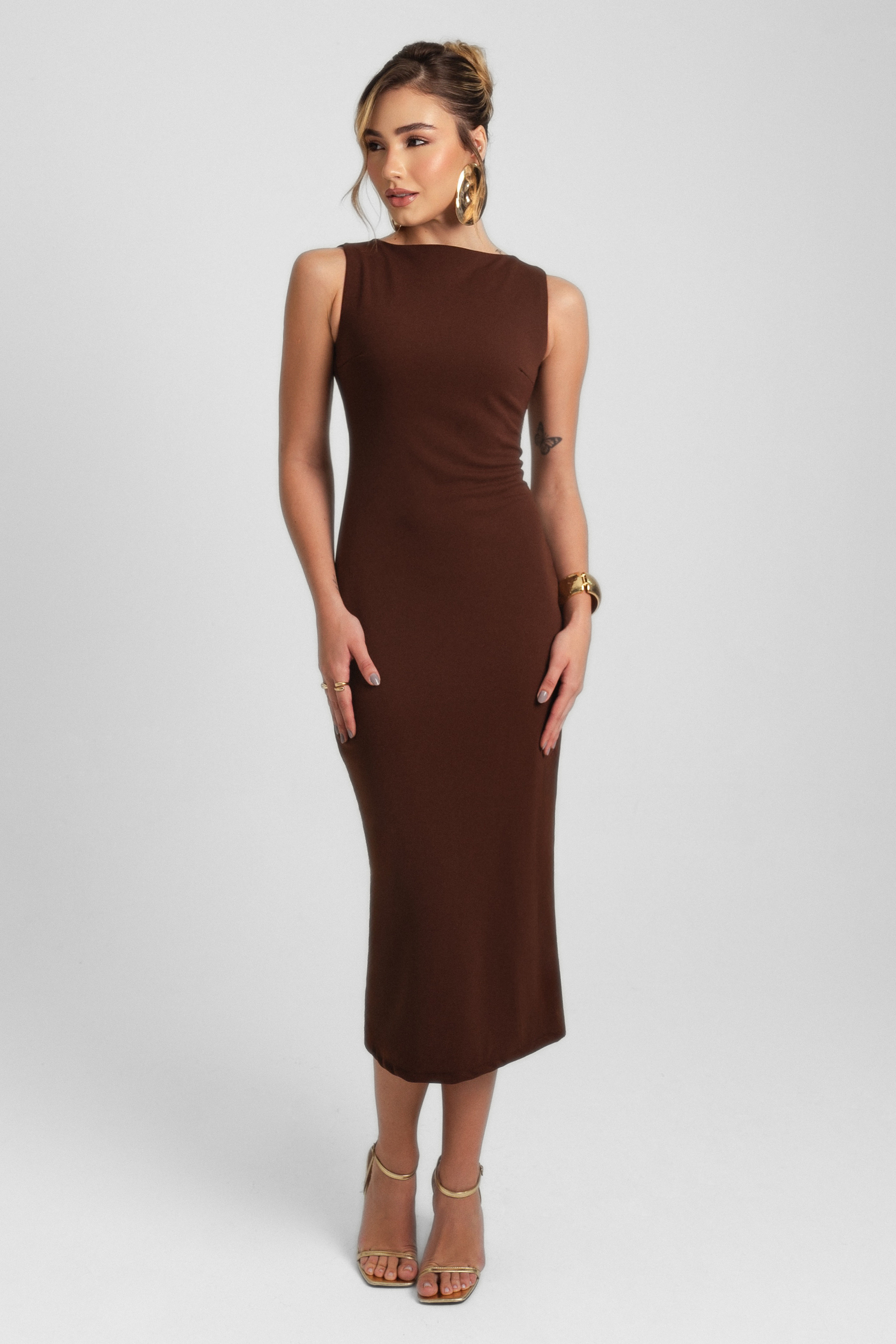 Vestido Midi Tubinho