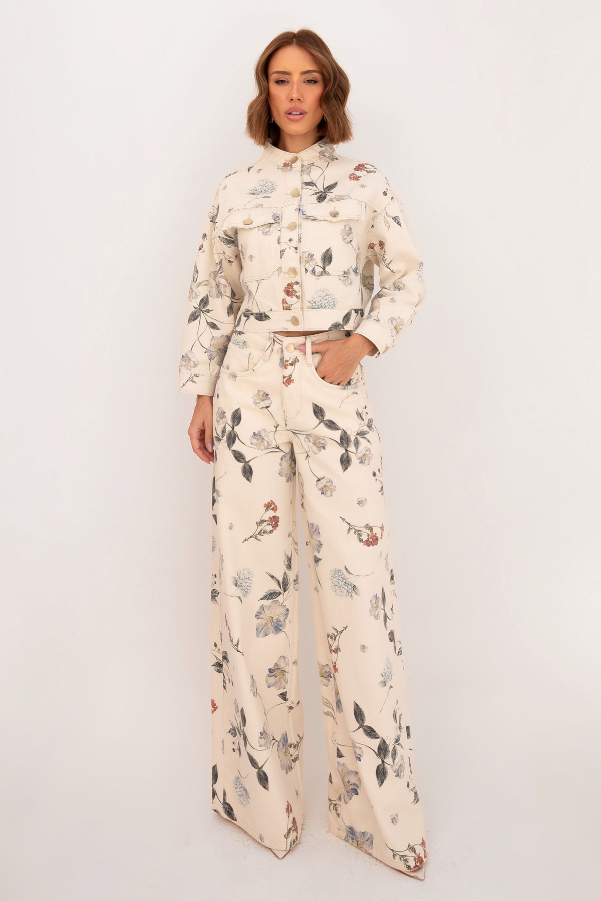 Calça Jeans Wide Leg