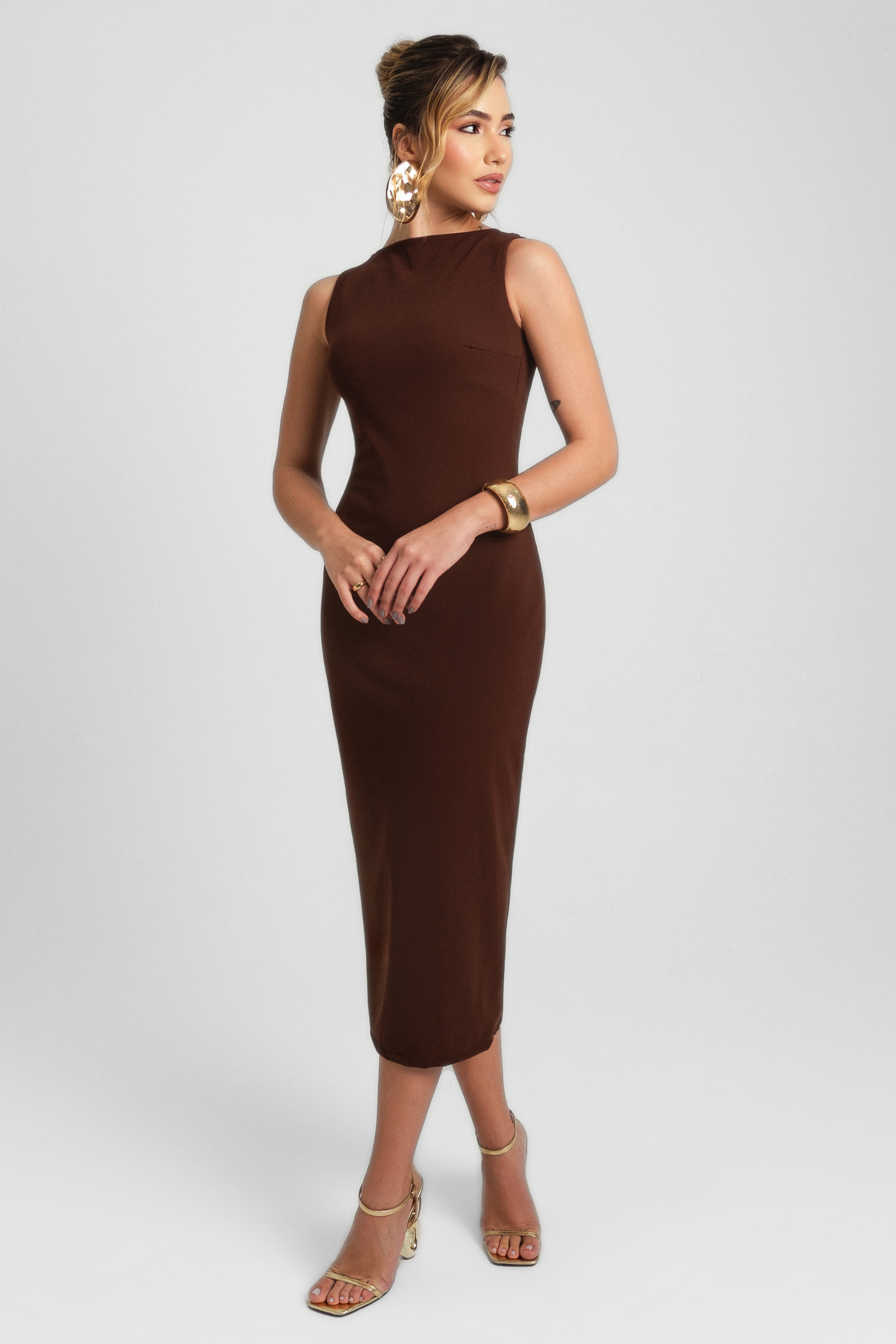 Vestido Midi Tubinho