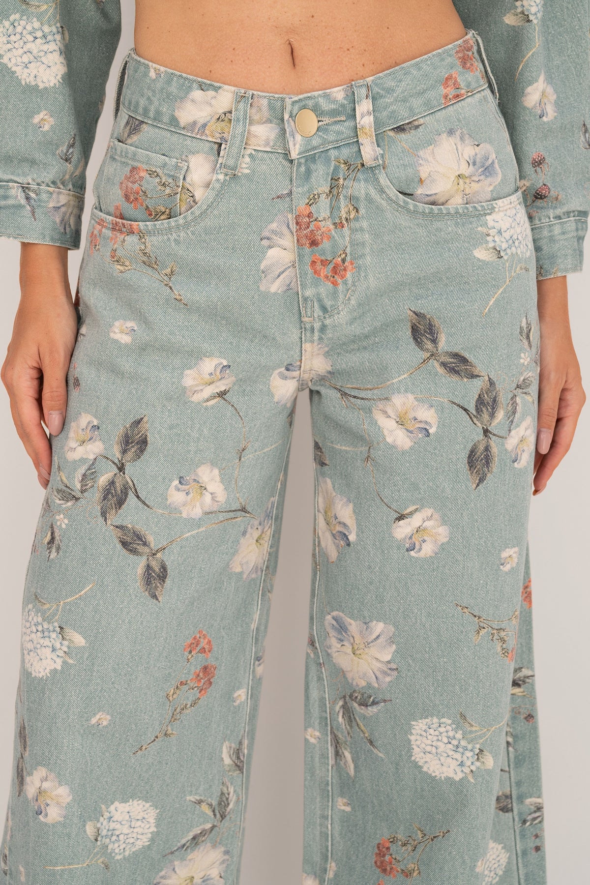 Calça Jeans Wide Leg