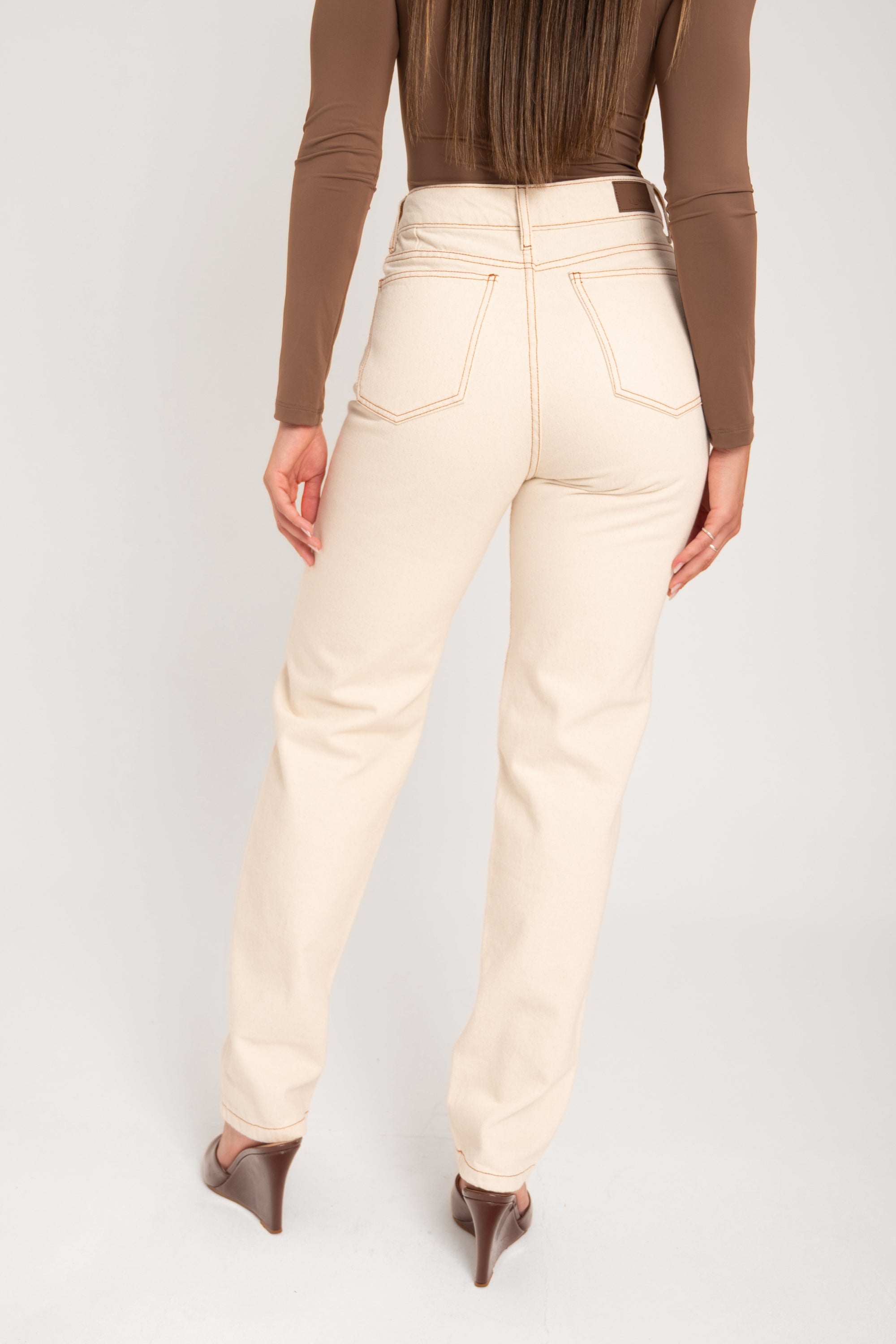 Calça Jeans Reta Slim