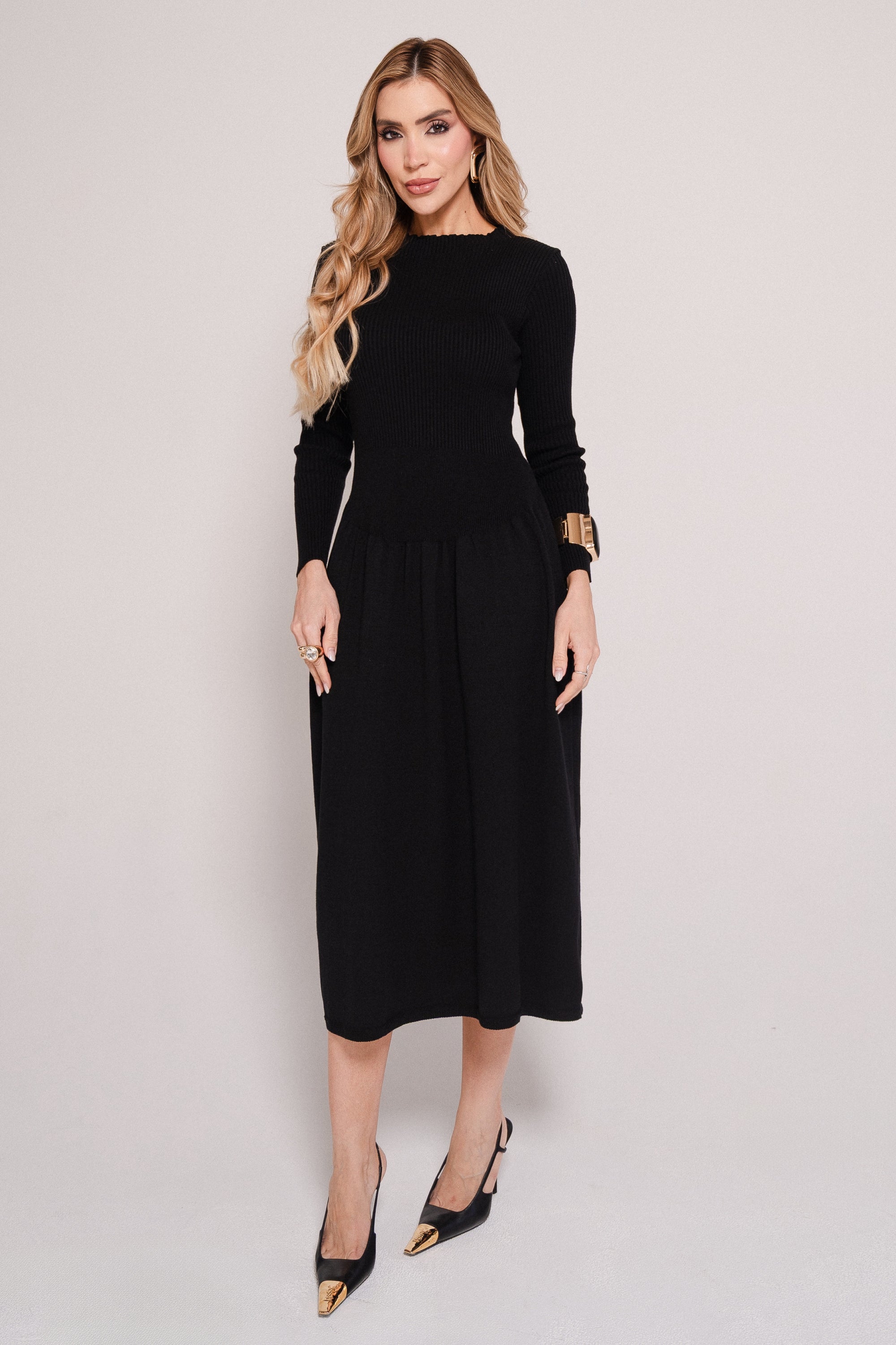Vestido Midi Tricot