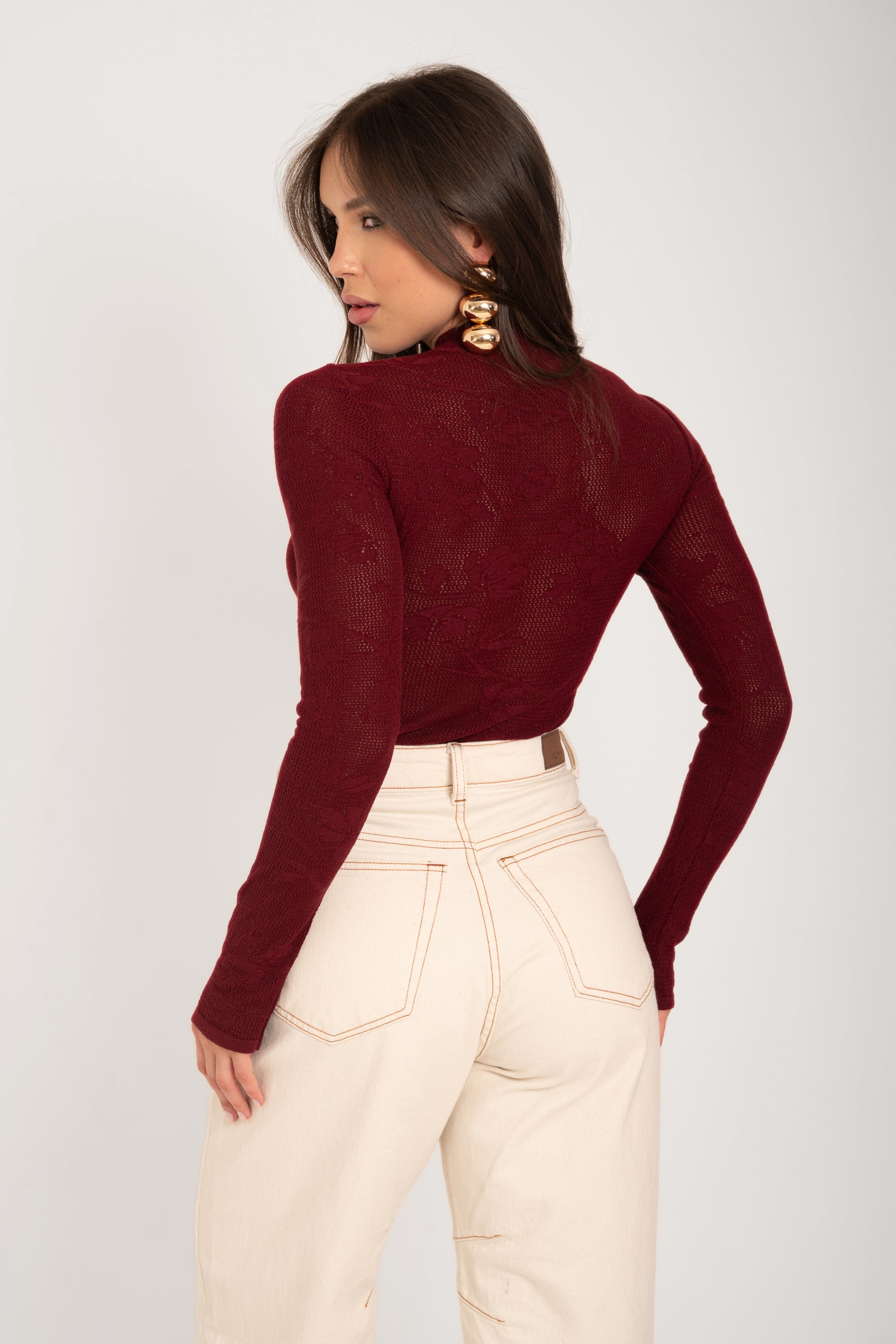 Body Rendado Tricot