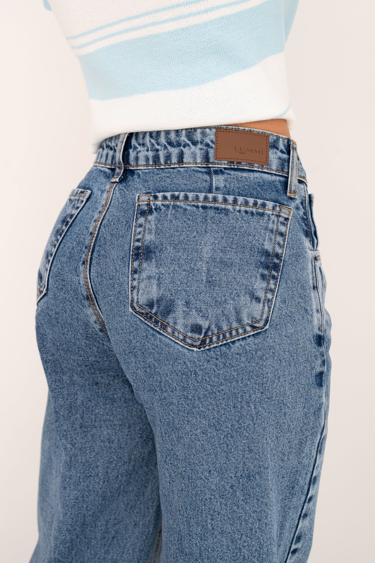 Calça Jeans Wide Leg
